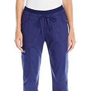 Navy Cherokee workwear core stretch low rise carg